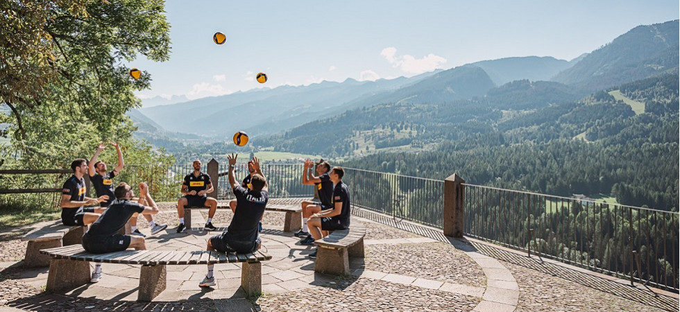 Foto di Gaia Panozzo Gli azzurri nuovamente al lavoro in Trentino: tra pochi giorni il triangolare contro Bulgaria e Olanda